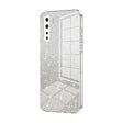 For OPPO Reno3 4G / F15 / A91 Gradient Glitter Powder Electroplated Phone Case(Transparent) - OPPO Cases by PMC TechLife | Online Shopping South Africa | PMC TechLife | Buy Now Pay Later Mobicred