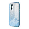 For OPPO Reno5 4G/5G / Reno5 K Gradient Glitter Powder Electroplated Phone Case(Blue) - OPPO Cases by PMC TechLife | Online Shopping South Africa | PMC TechLife | Buy Now Pay Later Mobicred