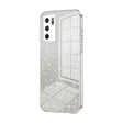 For OPPO Reno6 Indian / Malay Gradient Glitter Powder Electroplated Phone Case(Transparent) - OPPO Cases by PMC TechLife | Online Shopping South Africa | PMC TechLife | Buy Now Pay Later Mobicred