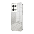 For OPPO Reno8 Gradient Glitter Powder Electroplated Phone Case(Transparent) - OPPO Cases by PMC TechLife | Online Shopping South Africa | PMC TechLife | Buy Now Pay Later Mobicred