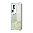 For OPPO Reno10 Pro+ Gradient Glitter Powder Electroplated Phone Case(Green) - OPPO Cases by PMC TechLife | Online Shopping South Africa | PMC TechLife | Buy Now Pay Later Mobicred