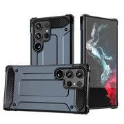 For Samsung Galaxy S25 Ultra 5G Magic Armor TPU Hybrid PC Phone Case(Navy Blue)