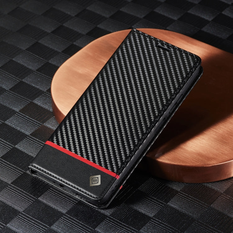 For Xiaomi Redmi Note 13 4G LC.IMEEKE Carbon Fiber Texture Flip Leather Phone Case(Horizontal Black) - Note 13 Cases by LC.IMEEKE | Online Shopping South Africa | PMC TechLife | Buy Now Pay Later Mobicred