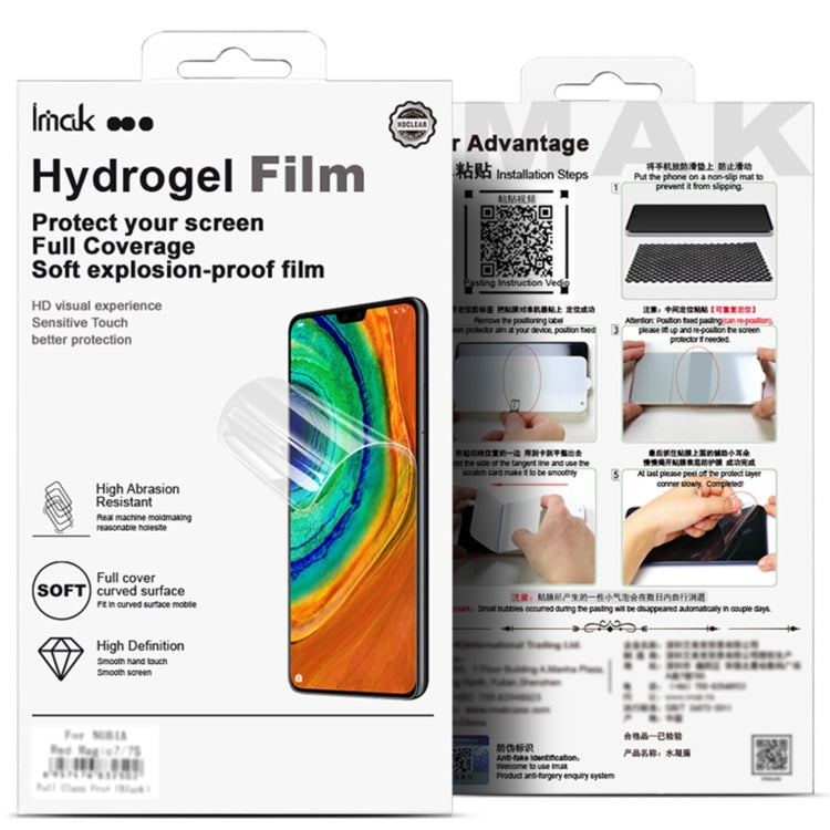 For vivo X100 Ultra 5G 2pcs imak Curved Full Screen Hydrogel Film Protector