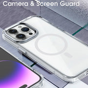 For iPhone 14 Plus MagSafe Magnetic Clear Phone Case(Transparent)