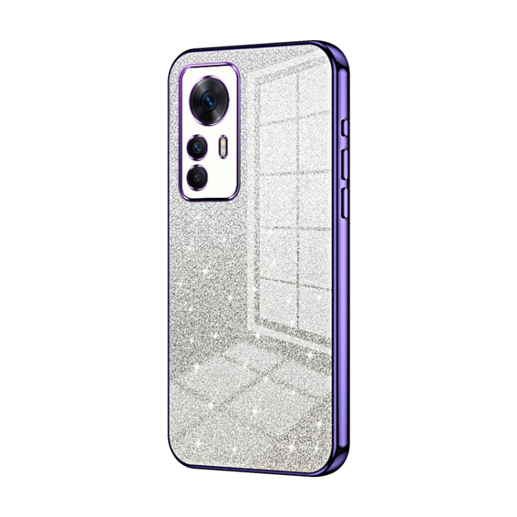 For Xiaomi Redmi K50 Ultra / Xiaomi 12T Gradient Glitter Powder Electroplated Phone Case(Purple) - Xiaomi Cases by PMC TechLife | Online Shopping South Africa | PMC TechLife | Buy Now Pay Later Mobicred