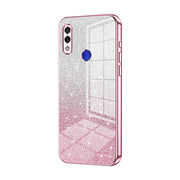 For Xiaomi Redmi Note 7 / Note 7 Pro Gradient Glitter Powder Electroplated Phone Case(Pink)