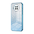 For Xiaomi Redmi Note 9 Pro 5G/Mi 10T Lite Gradient Glitter Powder Electroplated Phone Case(Blue) - free shipping - PMC TechLife - Order now!