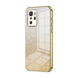 For Xiaomi Redmi Note 10 Pro 5G/Poco X3 GT Gradient Glitter Powder Electroplated Phone Case(Gold) - Xiaomi Cases by PMC TechLife | Online Shopping South Africa | PMC TechLife | Buy Now Pay Later Mobicred