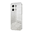 For Xiaomi Redmi Note 13 4G Gradient Glitter Powder Electroplated Phone Case(Transparent) - Note 13 Cases by PMC TechLife | Online Shopping South Africa | PMC TechLife | Buy Now Pay Later Mobicred