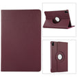 For Lenovo Tab M11 / Xiaoxin Pad 11 2024 360 Degree Rotation Litchi Texture Leather Tablet Case(Purple) - Lenovo by PMC Jewellery | Online Shopping South Africa | PMC Jewellery | Buy Now Pay Later Mobicred