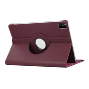 For Lenovo Tab M11 / Xiaoxin Pad 11 2024 360 Degree Rotation Litchi Texture Leather Tablet Case(Purple)