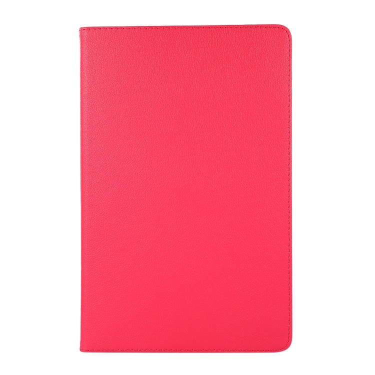 For Lenovo Tab M11 / Xiaoxin Pad 11 2024 360 Degree Rotation Litchi Texture Leather Tablet Case(Rose Red) - Lenovo by PMC Jewellery | Online Shopping South Africa | PMC Jewellery | Buy Now Pay Later Mobicred