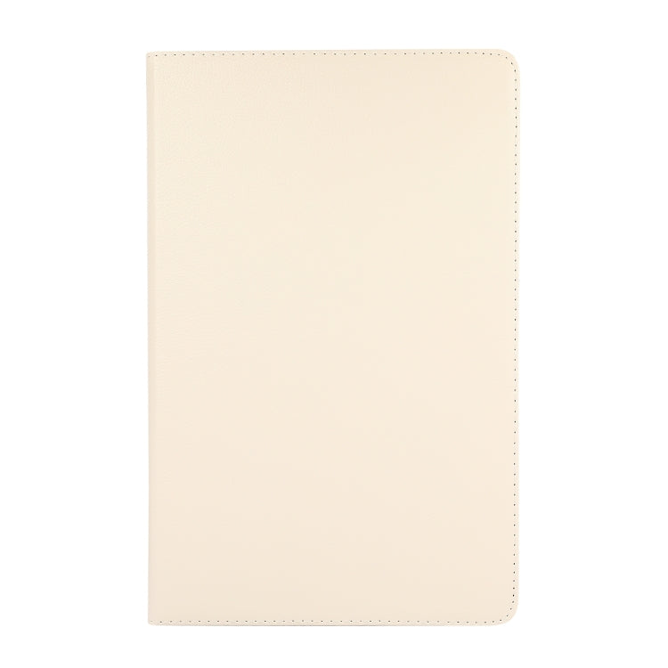 For Lenovo Tab M11 / Xiaoxin Pad 11 2024 360 Degree Rotation Litchi Texture Leather Tablet Case(White)