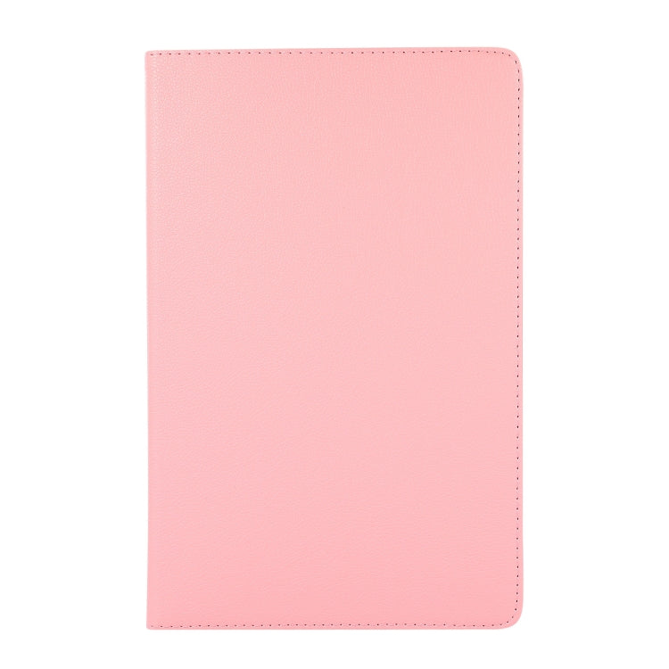 For Lenovo Tab M11 / Xiaoxin Pad 11 2024 360 Degree Rotation Litchi Texture Leather Tablet Case(Pink)
