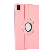 For Lenovo Tab M11 / Xiaoxin Pad 11 2024 360 Degree Rotation Litchi Texture Leather Tablet Case(Pink)
