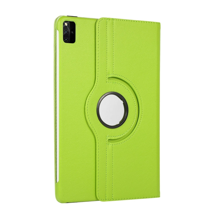 For Lenovo Tab M11 / Xiaoxin Pad 11 2024 360 Degree Rotation Litchi Texture Leather Tablet Case(Green) - Lenovo by PMC Jewellery | Online Shopping South Africa | PMC Jewellery | Buy Now Pay Later Mobicred
