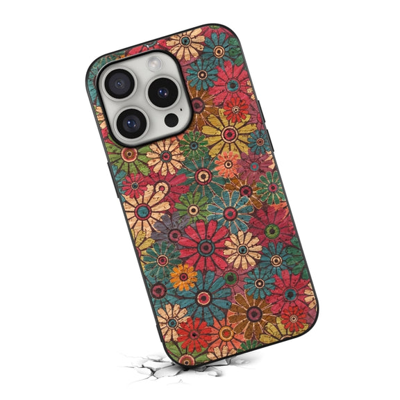 For iPhone 16 Pro Four Seasons Flower Language Series TPU Phone Case(Spring Green)