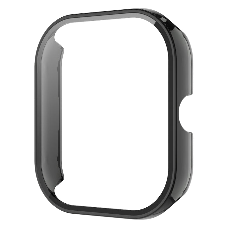 For Redmi Watch 4 PC + Tempered Glass Integrated Watch Protective Case(Black) - Watch Cases by PMC TechLife | Online Shopping South Africa | PMC TechLife