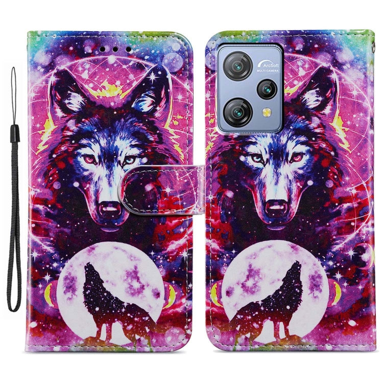 For Blackview A53 Pro Painted Pattern Horizontal Flip Leather Phone Case(Wolf Totem) - More Brand by PMC TechLife | Online Shopping South Africa | PMC TechLife | Buy Now Pay Later Mobicred