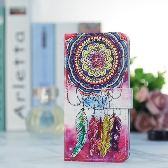For Blackview A53 Pro Painted Pattern Horizontal Flip Leather Phone Case(Dreamcatcher)