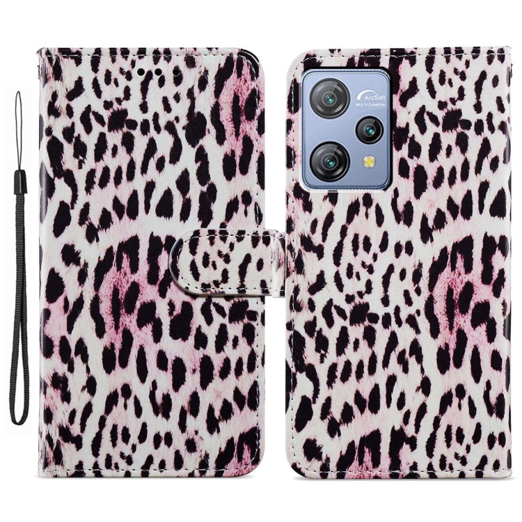 For Blackview A53 Pro Painted Pattern Horizontal Flip Leather Phone Case(Leopard) - More Brand by PMC TechLife | Online Shopping South Africa | PMC TechLife | Buy Now Pay Later Mobicred