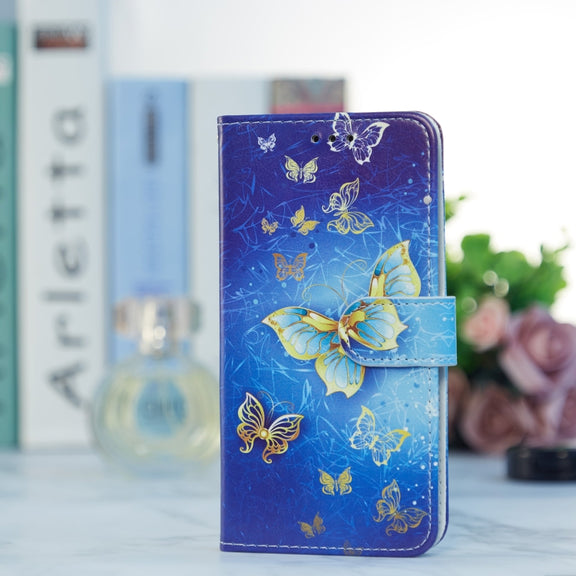For Blackview A55 Pro Painted Pattern Horizontal Flip Leather Phone Case(Butterfly)