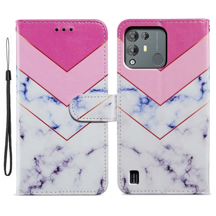 For Blackview A55 Pro Painted Pattern Horizontal Flip Leather Phone Case(Smoke Marble) - More Brand by PMC TechLife | Online Shopping South Africa | PMC TechLife | Buy Now Pay Later Mobicred