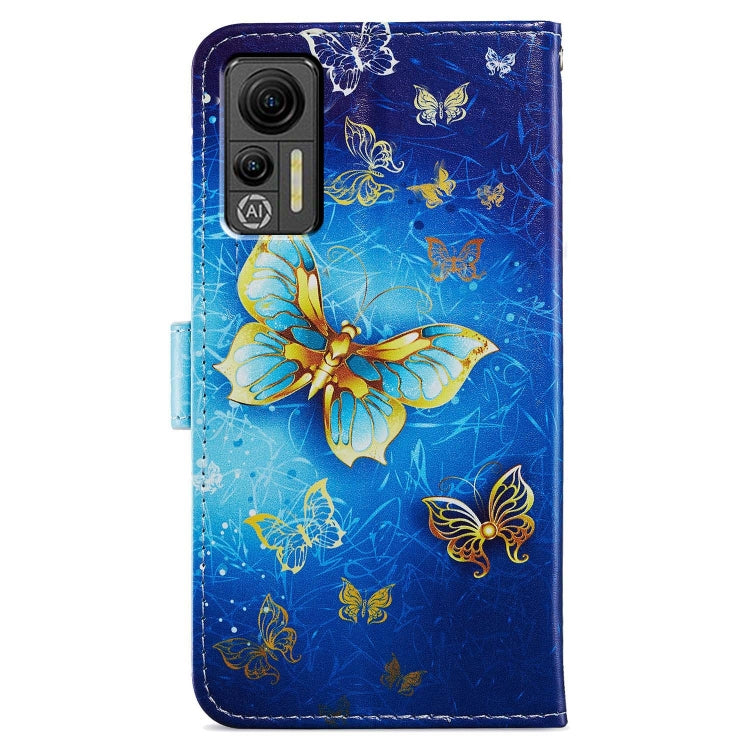 For Ulefone Note 14 Painted Pattern Horizontal Flip Leather Phone Case(Butterfly) - Ulefone Cases by PMC Jewellery | Online Shopping South Africa | PMC Jewellery | Buy Now Pay Later Mobicred