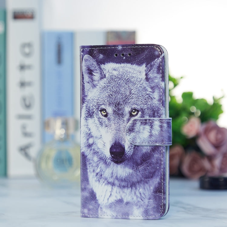 For Ulefone Note 14 Painted Pattern Horizontal Flip Leather Phone Case(White Wolf) - Ulefone Cases by PMC Jewellery | Online Shopping South Africa | PMC Jewellery | Buy Now Pay Later Mobicred