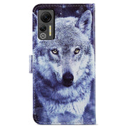 For Ulefone Note 14 Painted Pattern Horizontal Flip Leather Phone Case(White Wolf)