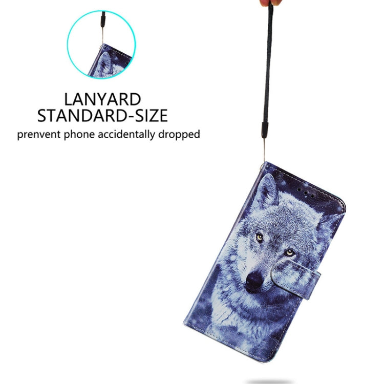 For Ulefone Note 14 Painted Pattern Horizontal Flip Leather Phone Case(White Wolf) - Ulefone Cases by PMC Jewellery | Online Shopping South Africa | PMC Jewellery | Buy Now Pay Later Mobicred