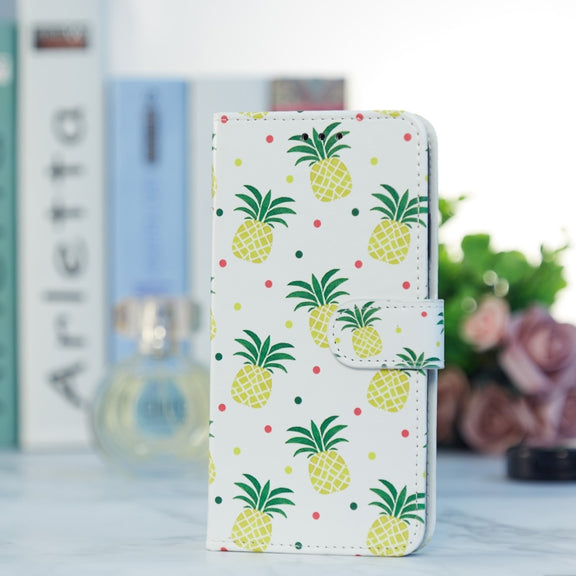For Ulefone Note 14 Painted Pattern Horizontal Flip Leather Phone Case(Pineapple)