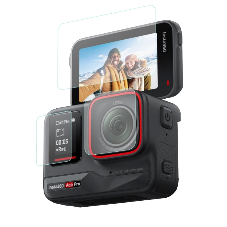 For Insta360 Ace Pro Sunnylife 3 in 1 Rear & Front Screen Lens Explosion proof Film(1 Set) - Protective Film & Stickers by Sunnylife | Online Shopping South Africa | PMC TechLife | Buy Now Pay Later Mobicred