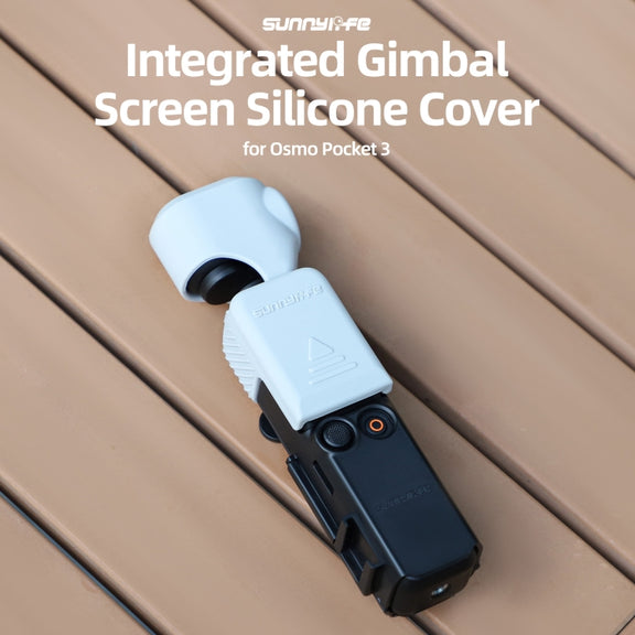 For DJI Osmo Pocket 3 Sunnylife OP3-BHT746 Silicone Protective Case(Grey White)