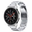 For Huawei Watch GT 4 46mm Three Strains Curved Flat Buckle Stainless Steel Watch Band(Silver) - free shipping - PMC TechLife - Order now!