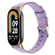 For Xiaomi Mi Band 8 Nylon Canvas Watch Band(Lavender Purple) - Watch Bands by PMc TechLife | Online Shopping South Africa | PMc TechLife | Buy Now Pay Later Mobicred