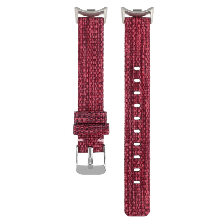 For Xiaomi Mi Band 8 Nylon Canvas Watch Band(Red) - free shipping - PMc TechLife - Order now!