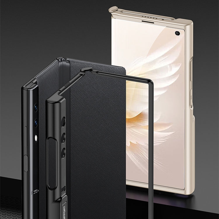 For Honor V Purse GKK Ultra-thin Full Coverage Shockproof Phone Case with Holder(Black) - Honor Cases by PMC TechLife | Online Shopping South Africa | PMC TechLife | Buy Now Pay Later Mobicred