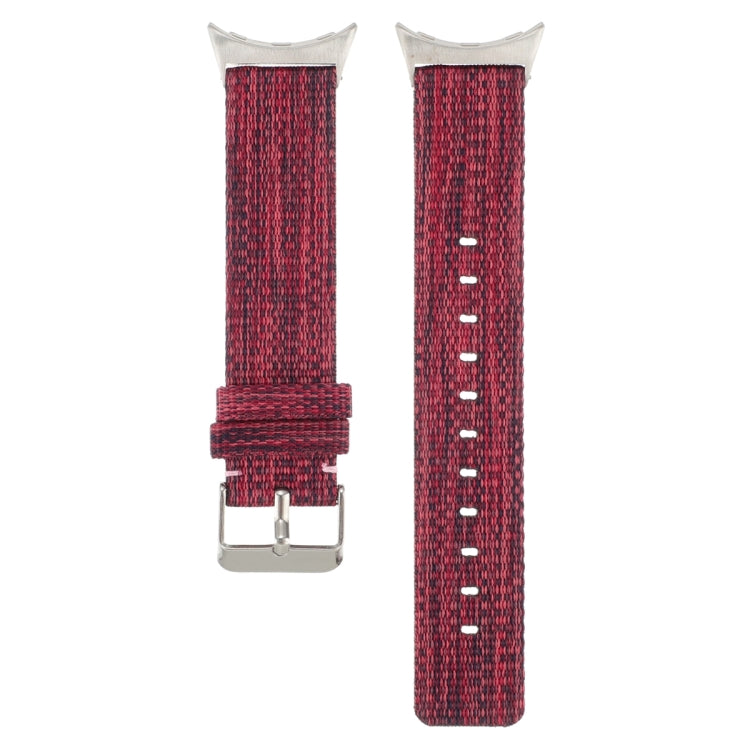 For Google Pixel Watch 2 / Pixel Watch Nylon Canvas Watch Band(Red) - free shipping - PMc TechLife - Order now!