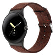 For Google Pixel Watch 2 / Pixel Watch Nylon Canvas Watch Band(Wine Red) - free shipping - PMc TechLife - Order now!