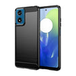 For Motorola Moto G04 Carbon Fiber Brushed Texture TPU Phone Case(Black) - free shipping - PMC TechLife - Order now!