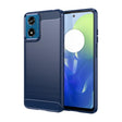 For Motorola Moto G24 Carbon Fiber Brushed Texture TPU Phone Case(Blue) - free shipping - PMC TechLife - Order now!