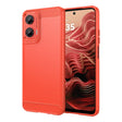 For Motorola Moto G35 5G Carbon Fiber Brushed Texture TPU Phone Case(Red) - free shipping - PMC TechLife - Order now!