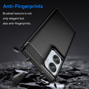 For Motorola S50 Neo Carbon Fiber Brushed Texture TPU Phone Case(Black)