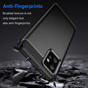 For Motorola Moto G Power 2023 Carbon Fiber Brushed Texture TPU Phone Case(Black)