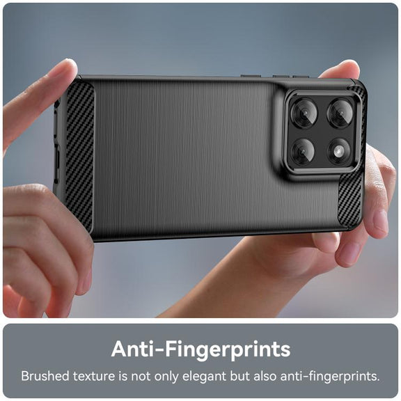 For Motorola Moto G Stylus 5G 2025 Carbon Fiber Brushed Texture TPU Phone Case(Black)