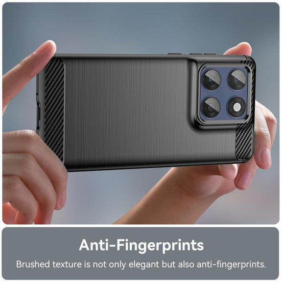 For Motorola Edge 60 Fusion Carbon Fiber Brushed Texture TPU Phone Case(Black)