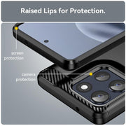 For Motorola Moto G100 Pro 5G Carbon Fiber Brushed Texture TPU Phone Case(Black)
