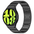 For Samsung Galaxy Watch6/6 Classic/5/5 Pro Button Style One-bead Metal Watch Band(Black) - Watch Bands by PMC TechLife | Online Shopping South Africa | PMC TechLife